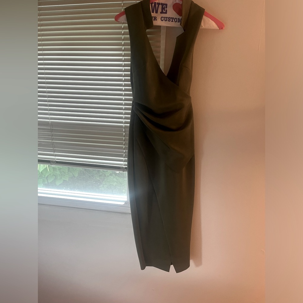 NWT Cocktail Dress Olive Green